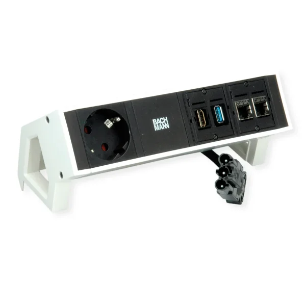 BACHMANN DESK2 1xCEE7/3 1xHDMI 2xCAT6A