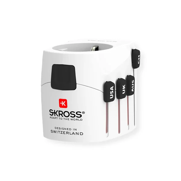 Skross PRO World & USB Universal Reiseadapter, Weltweit