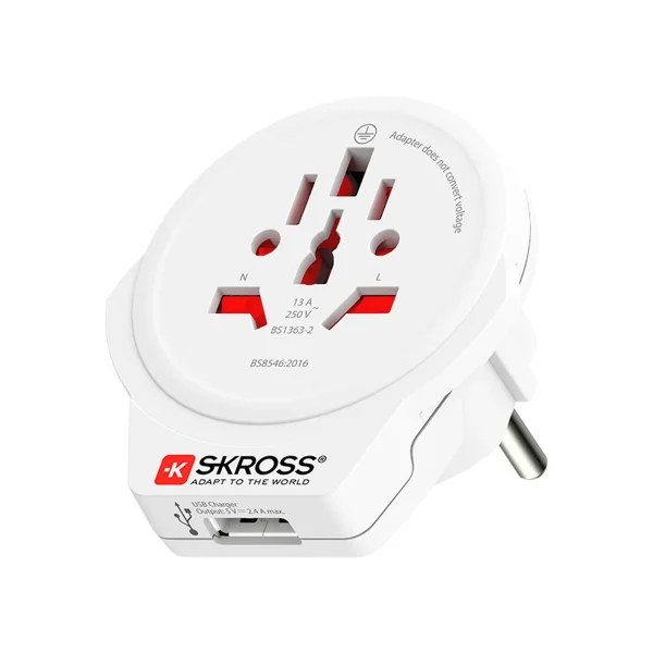 Skross World to Europe USB
