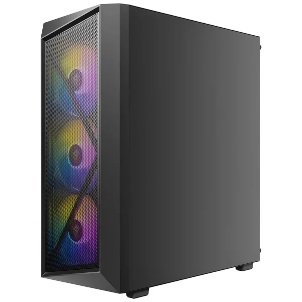 ANTEC AX67 ARGB PC Gehäuse Midi Tower Gaming ATX, schwarz