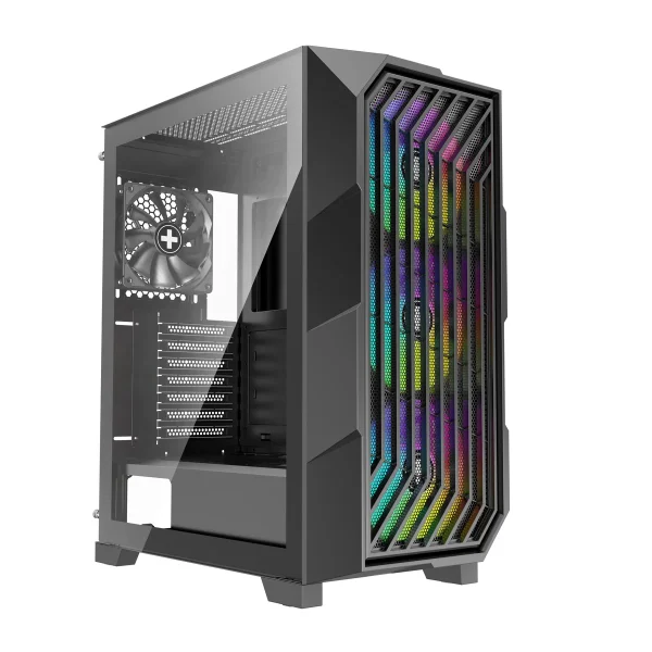 XILENCE Xilent Breeze II ATX PC-Gehäuse schwarz, X812.ARGB Gaming ATX PC Case