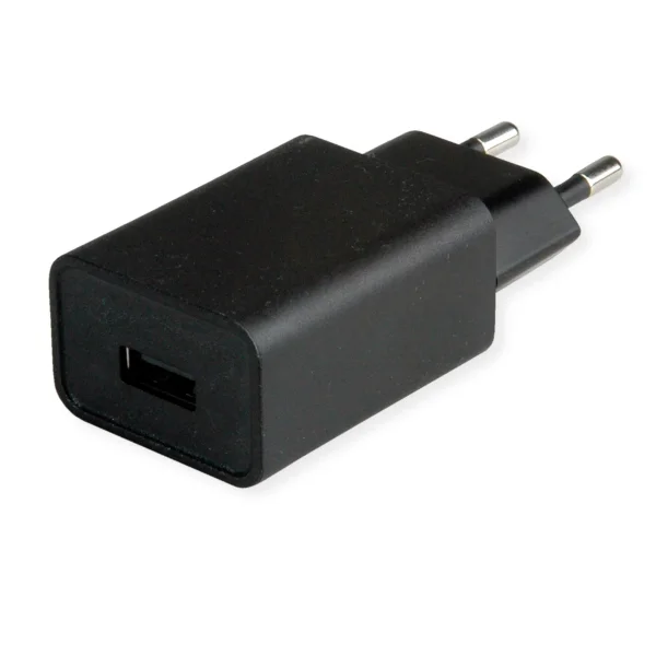 VALUE USB Charger mit Euro-Stecker, 1-Port (Typ-A), 12W