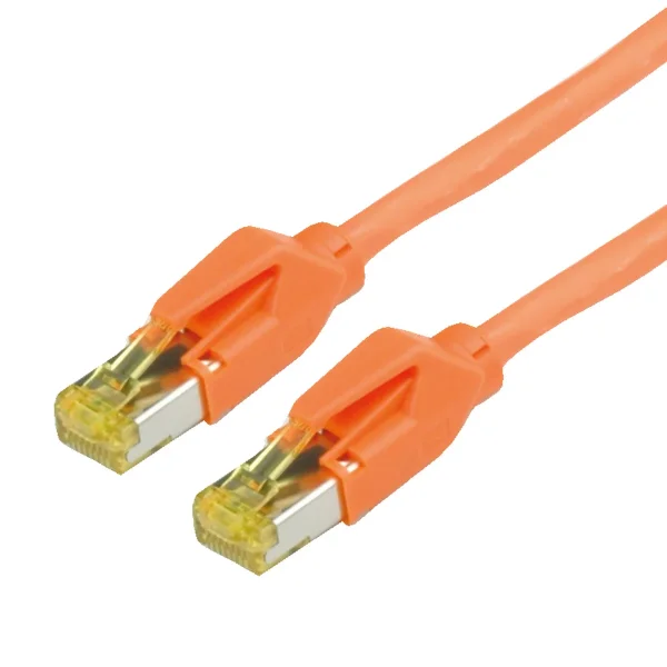 DRAKA Patchkabel Cat.6A (Class EA) S/FTP, UC900 TM31, LSOH, orange, 1 m