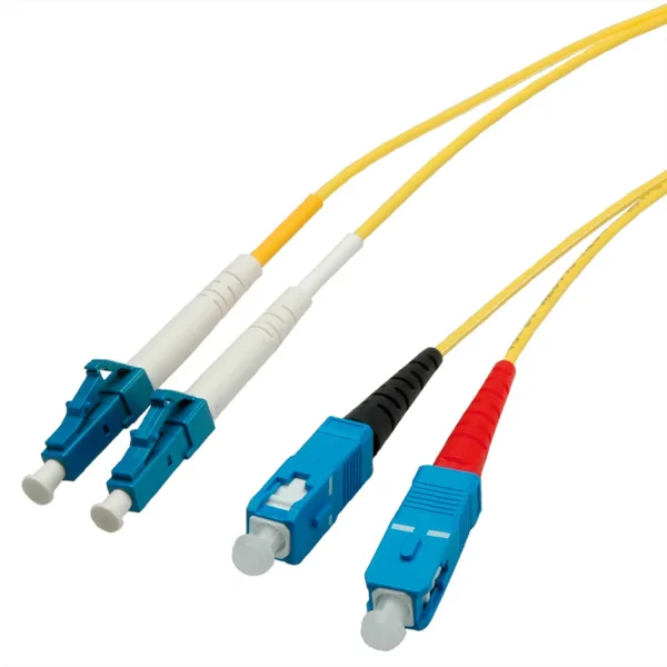 Quality LWL-Kabel Single Mode E9/125µm OS2, LC/SC, gelb, 3 m