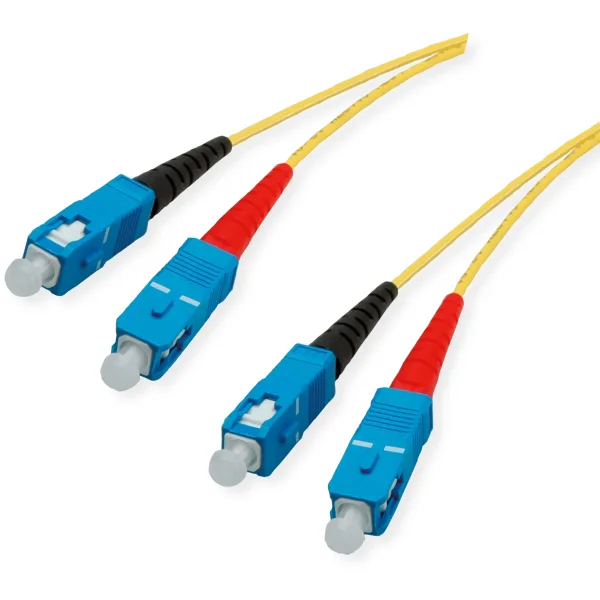 Quality LWL-Kabel Single Mode E9/125µm OS2, SC/SC, gelb, 7,5 m