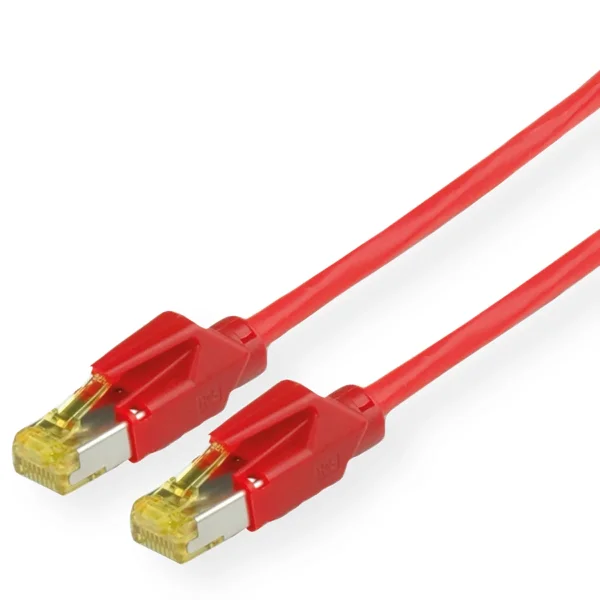 KERPEN Patchkabel Cat.6A (Class EA) S/F, MegaLine F6-90, HiRose TM31, LS0H, rot, 10 m