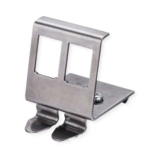 ROLINE Hutschienen-Adapter unbestückt, für 2 Keystones