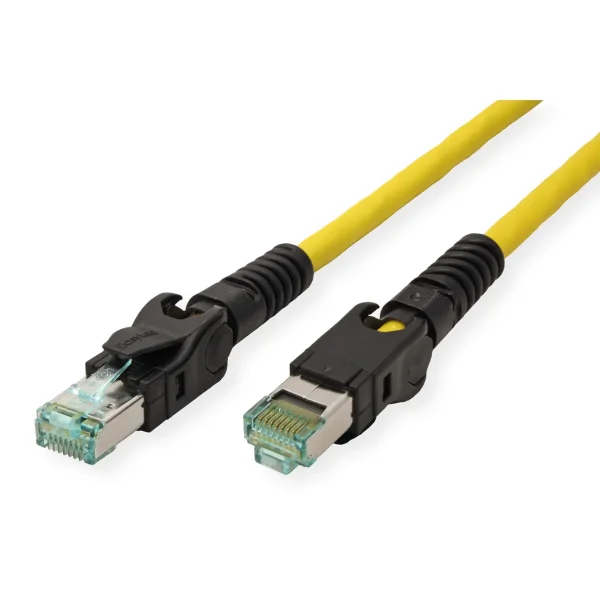 EasyLan VarioBoot Patchkabel Cat.6A, S/FTP, gelb, 2 m