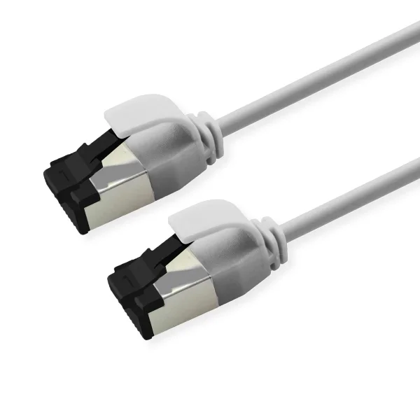 ROLINE U/FTP Patchkabel Cat.8 (Class I), slim, LSOH, Litzendraht, grau, 2 m