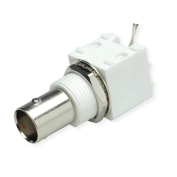 TELEGÄRTNER BNC-Einbaubuchse 50 Ohm, print abgewinkelt