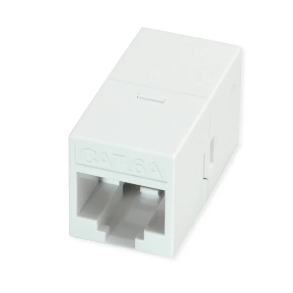 ROLINE RJ-45 Kupplung ungeschirmt, Cat.6A (Class EA), weiß