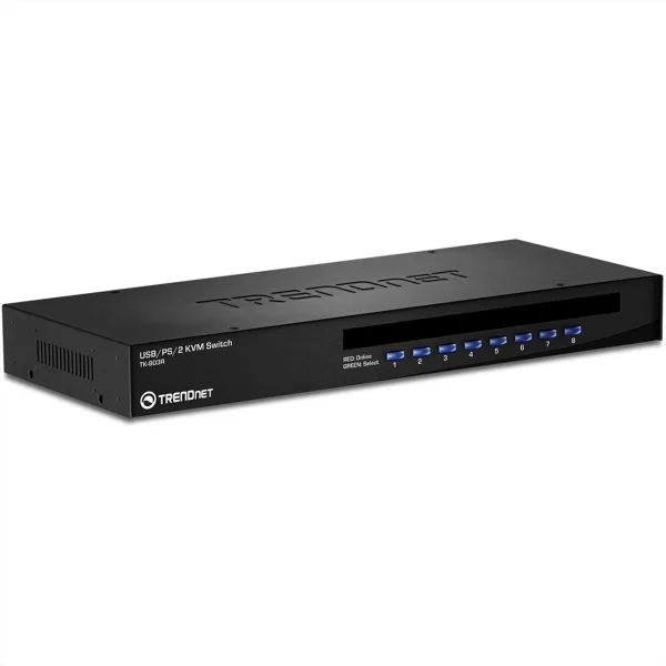 TRENDnet TK-803R KVM Switch 8-Port USB/PS/2 Rack Mount