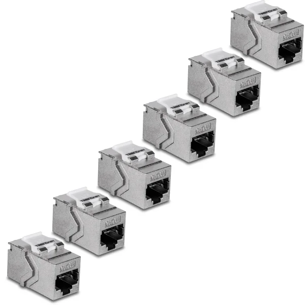 TRENDnet TC-KC06C6A Cat6A RJ-45 Keystone, 6-Pack