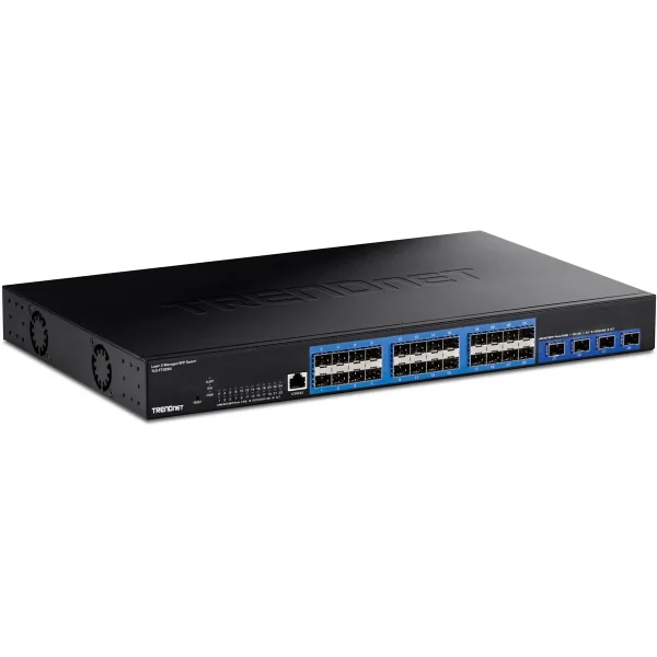 TRENDnet TL2-F70284 28-Port SFP Switch Layer 2 Managed mit 10G SFP+ Ports