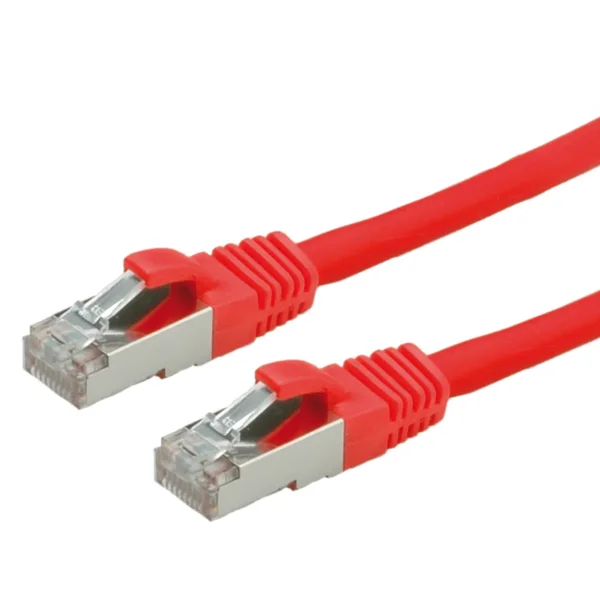 VALUE Patchkabel Cat.6 (Class E) S/FTP (PiMF), LSOH, rot, 0,5 m