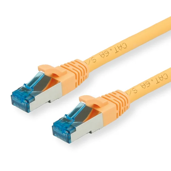 VALUE Patchkabel Cat.6A (Class EA) S/FTP (PiMF), LSOH, gelb, 20 m