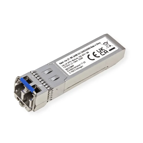 VALUE SFP+ Modul (MiniGBIC) LR/LC, 10GbE, Single Mode 1310nm, max. 10km