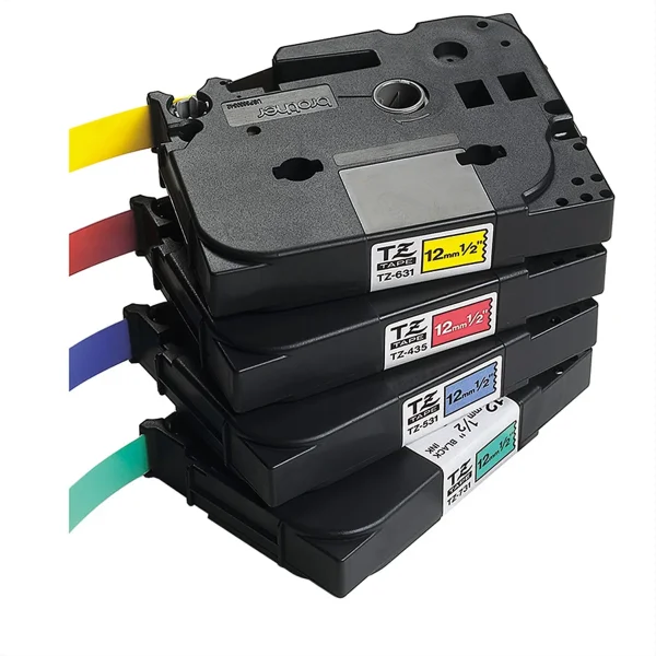 BROTHER TZe-151 Schriftband 24 mm laminiert farblos/schwarz