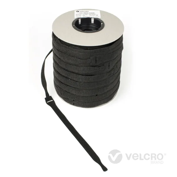 VELCRO® One Wrap® Strap 20mm x 150mm, 750 Stück, flammhemmend, schwarz