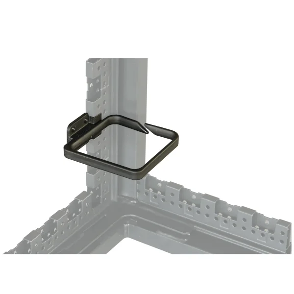 SCHROFF VARISTAR Kabelöse Kunststoff, 100x100, 4 St., an Holm (Schrankbreite 800 mm)