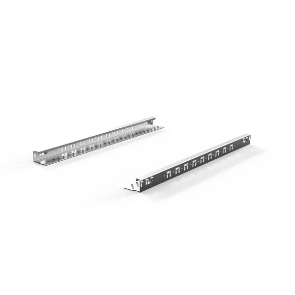 SCHROFF VARISTAR Gleitschienen 25kg Traglast, f. 1000mm Tiefe, 2 St.