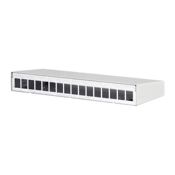 METZ CONNECT Keystone AP-Gehäuse 16 Port reinweiß RAL9010