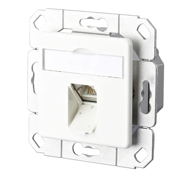 METZ CONNECT E-DAT C6A 1 Port UPk, reinweiß