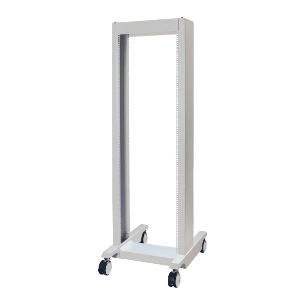 SCHROFF 19"-Laborgestell, fahrbar - 19" LABORGESTELL 36HE RAL7035