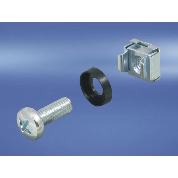 SCHROFF 19"-Befestigungssatz (Schraube, Scheibe, Mutter) - BEFESTIGUNGSSATZ M6 100STK