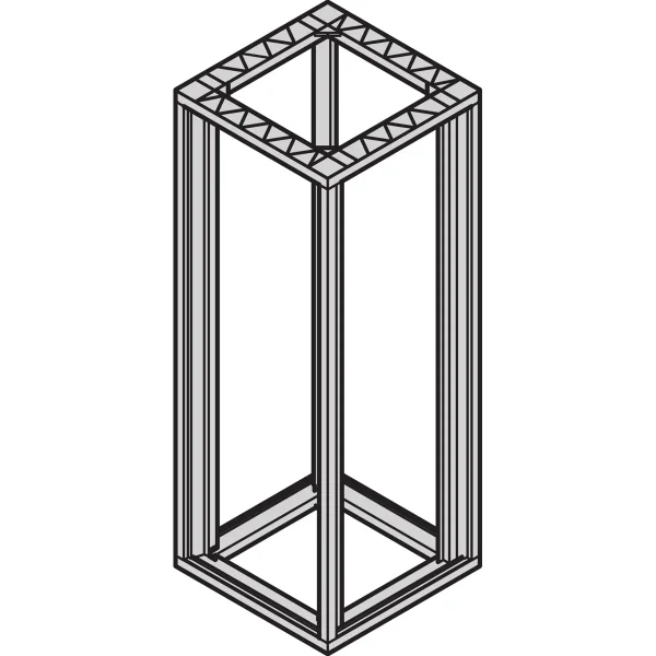 SCHROFF Universal Gestell - EUROR.UNI.47HE800B800T 7021