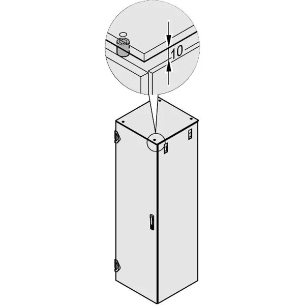 SCHROFF Distanzstück - KIT DACH ANGEHOBEN VSTAR