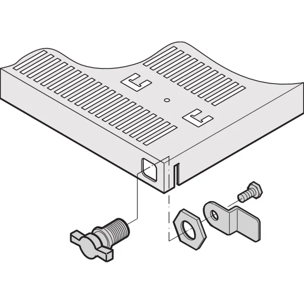 SCHROFF Knebelschloss - KNEBEL SCHLOSS F. FACHBODEN