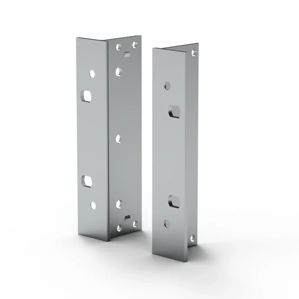 SCHROFF 19''-Winkel Typ F mit Grifflöchern für Edelstahldichtung - 19" WINKEL 3HE M.GR. 2STK