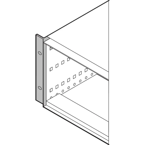 SCHROFF 19"-Befestigungswinkel zum Umrüsten - RATIOPAC PRO 19" WINKEL 3HE