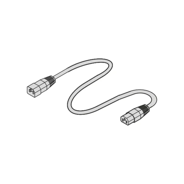 SCHROFF Netzanschlussleitung, IEC - KABEL IEC60320 C13-C14 1,0M