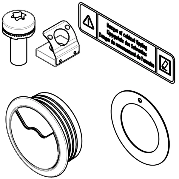 SCHROFF Montagesatz für Monitorarm für Novastar-HD-Schrank