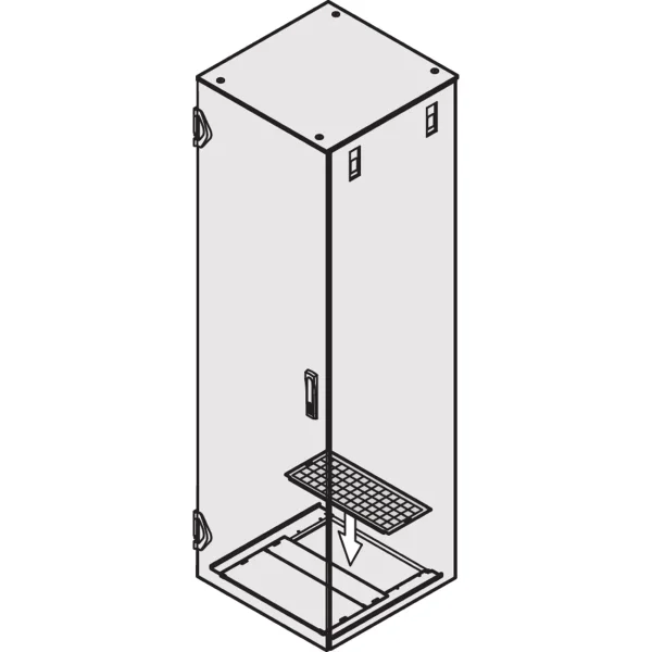 Schroff Filter Kit Base Plate