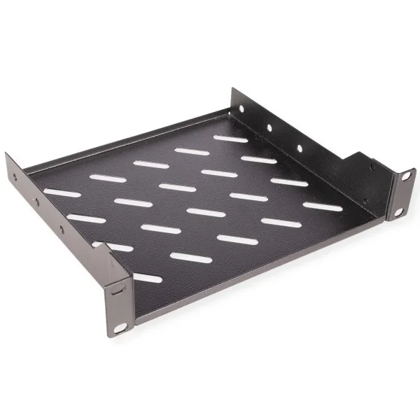 ROLINE 10-Zoll Fachboden 1 HE, 200 T schwarz