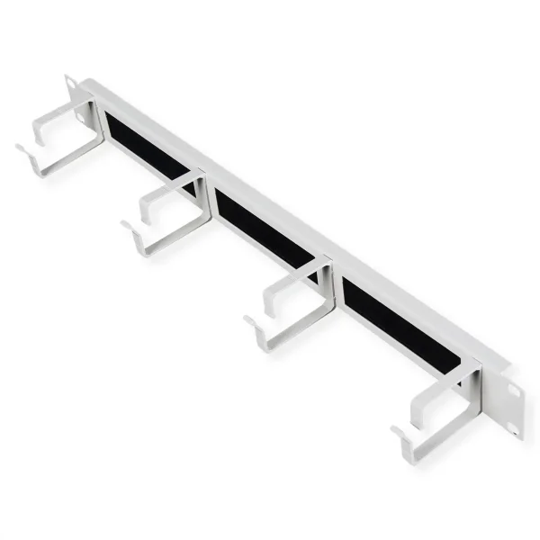 ROLINE 19-Zoll Rangierpanel 1 HE, mit Bürstenleiste 44x60mm grau