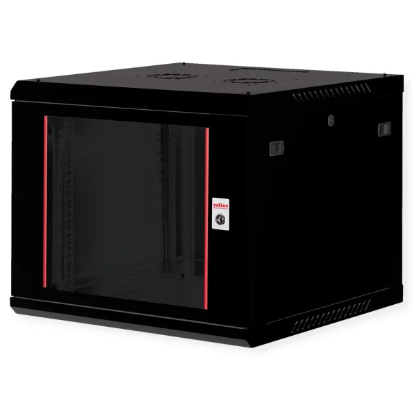 ROLINE 19-Zoll Wandgehäuse Basic Plus 9HE, 600x600 BxT schwarz