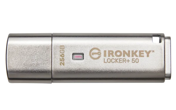Kingston Technology IronKey Locker+ 50 USB-Stick 256 GB USB Typ-A 3.2 Gen 1 (3.1 Gen 1) Silber
