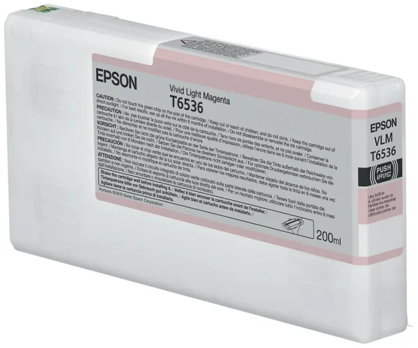 Epson T6536 Vivid Light Magenta-Tintenpatrone (200 ml)