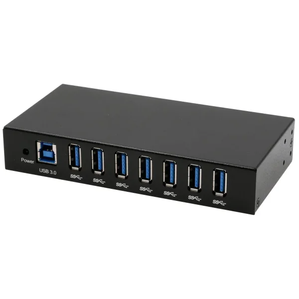 EXSYS EX-11237HMS-2 7 Port USB 3.2 Gen 1 HUB Din-Rail Kit