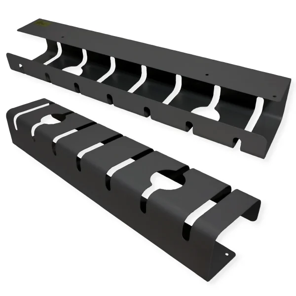 ROLINE Kabelkanal, Untertischmontage (2 Stück), schwarz