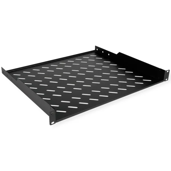 ROLINE 19-Zoll Fachboden 1 HE 400 T, 15kg Tragkraft schwarz