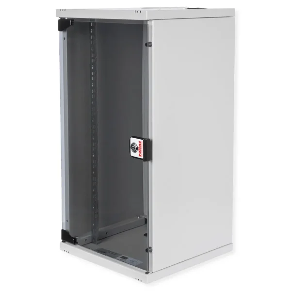 ROLINE 10-Zoll Wandgehäuse 12 HE, 312x300 BxT grau