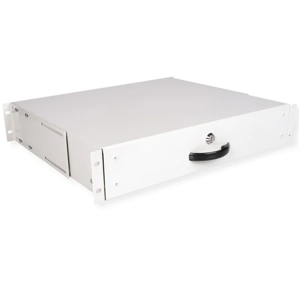 ROLINE 19-Zoll Tastatureinschub 2 HE, 400 T abschließbar grau