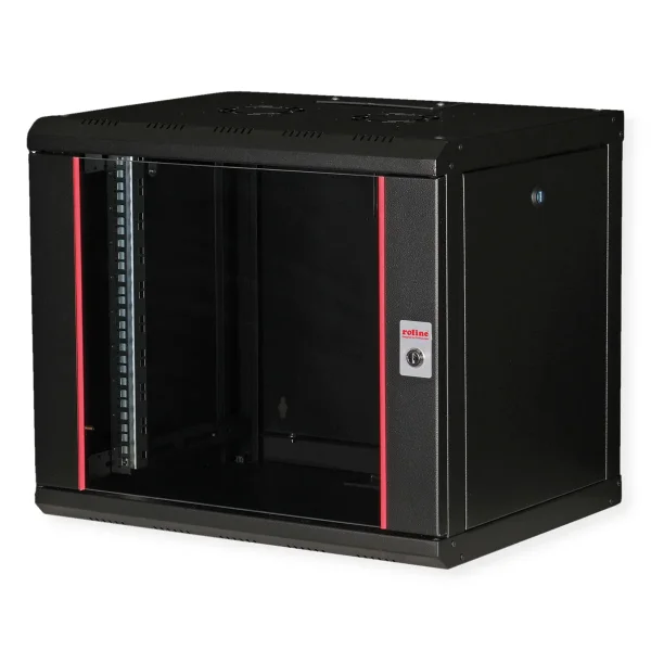 ROLINE 19-Zoll Wandgehäuse Pro 9 HE, 600x450 BxT schwarz