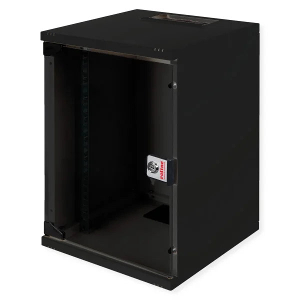 ROLINE 10-Zoll Wandgehäuse 9 HE, 312x300 BxT schwarz