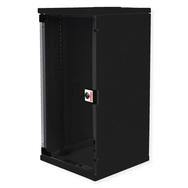 ROLINE 10-Zoll Wandgehäuse 12 HE, 312x300 BxT schwarz